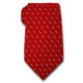 USNI Vineyard Vines Tie in Red - Image 1