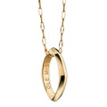 Ole Miss Monica Rich Kosann Poesy Ring Necklace in Gold - Image 1