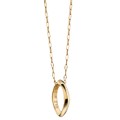 Ole Miss Monica Rich Kosann Poesy Ring Necklace in Gold - Image 2