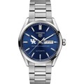 University of Kentucky Men's TAG Heuer Carrera with Blue Dial & Day-Date Window - Image 2