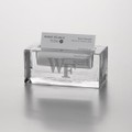 Wake Forest Glass Business Cardholder by Simon Pearce - Image 1