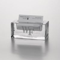 Wake Forest Glass Business Cardholder by Simon Pearce