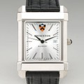 Princeton Men's Collegiate Watch with Leather Strap - Image 1