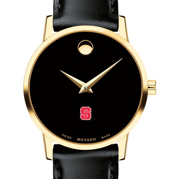 NC State Women's Movado Gold Museum Classic Leather - Image 1
