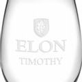 Elon Stemless Wine Glasses Made in the USA - Set of 4 - Image 3