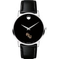 Florida State University Men's Movado Museum with Leather Strap - Image 2