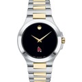 Ball State Men's Movado Collection Two-Tone Watch with Black Dial - Image 2