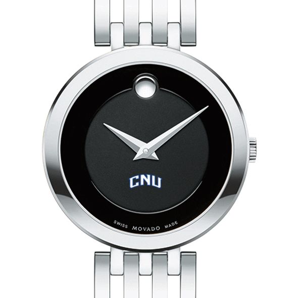 Christopher Newport University Women's Movado Esparanza Stainless Steel Museum with Bracelet