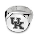 University of Kentucky Sterling Silver Round Signet Ring - Image 1