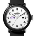 Texas Christian University Shinola Watch, The Detrola 43mm White Dial at M.LaHart & Co. - Image 1