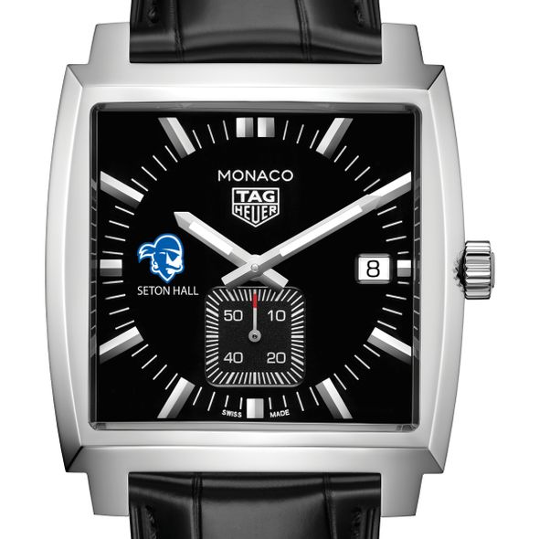 Seton Hall TAG Heuer Monaco with Quartz Movement for Men - Image 1