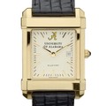 Alabama Men's Gold Quad Watch with Leather Strap - Image 1