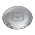 University of Missouri Glass Dome Paperweight by Simon Pearce - Image 2