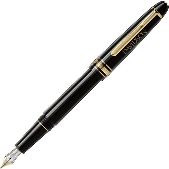 Davidson College Montblanc Meisterstück Classique Fountain Pen in Gold