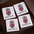 Brown Logos Marble Coasters - Image 1