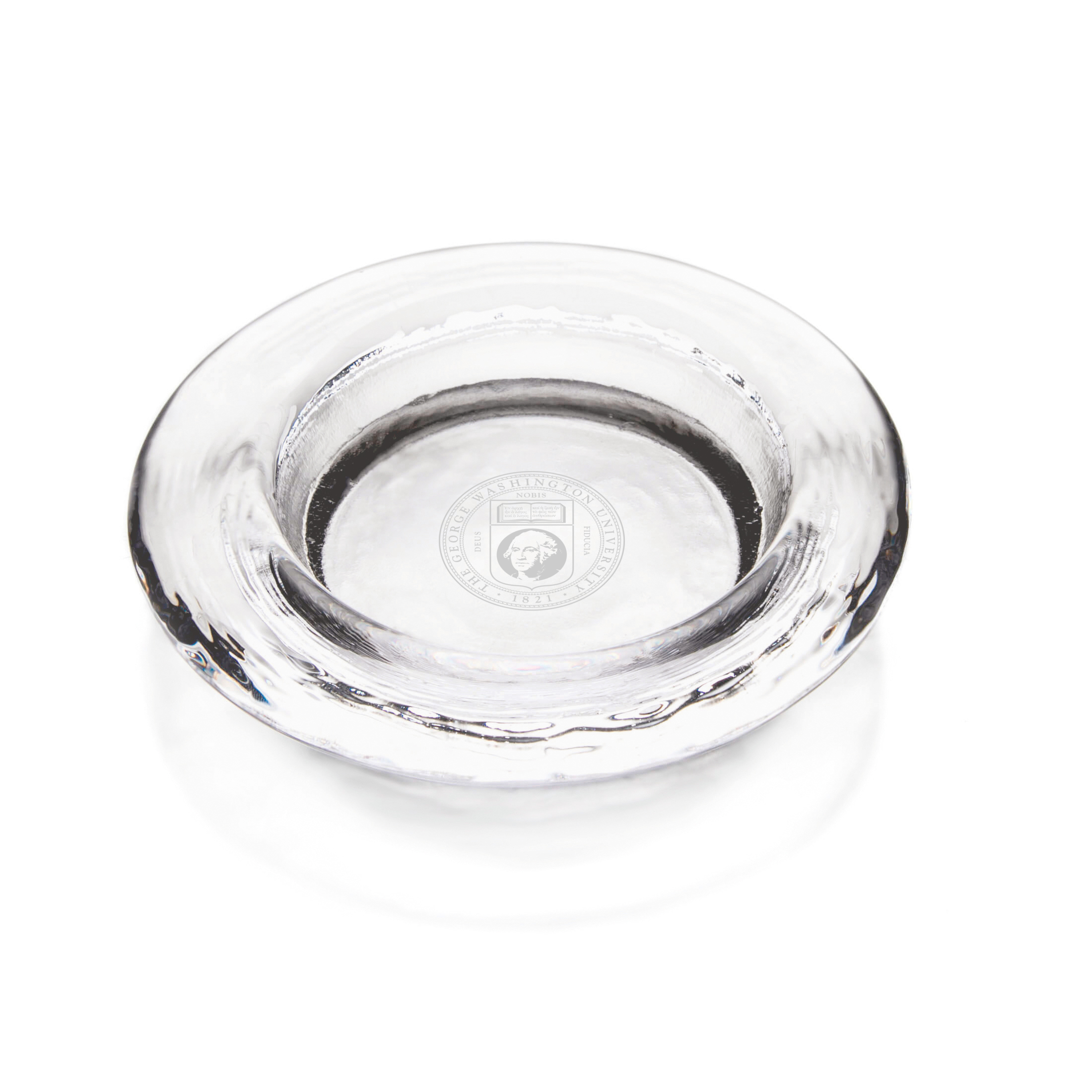 George Washington Glass Wine Coaster by Simon Pearce