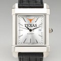 Texas Longhorns Men's Collegiate Watch with Leather Strap - Image 1