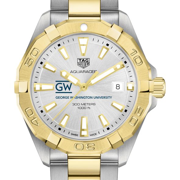 George Washington University Men's TAG Heuer Two-Tone Aquaracer
