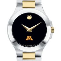 Minnesota Women's Movado Collection Two-Tone Watch with Black Dial