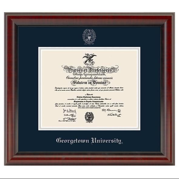 Georgetown University Diploma Frame, the Fidelitas - Image 1