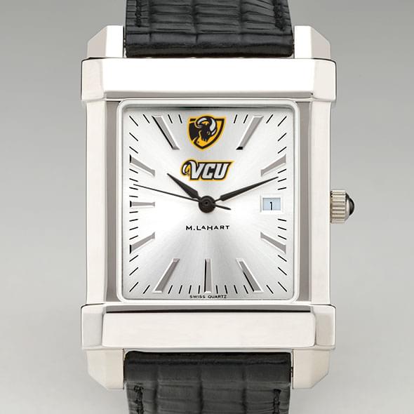 VCU Men's Collegiate Watch with Leather Strap