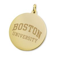 Boston University 18K Gold Charm