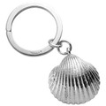 Sterling Silver Shell Key Ring - Image 1