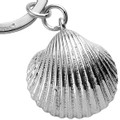Sterling Silver Shell Key Ring - Image 2