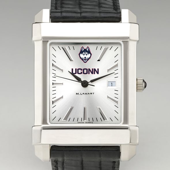 UConn Men's Collegiate Watch with Leather Strap - Image 1