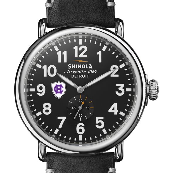 Holy Cross Shinola Watch, The Runwell 47mm Black Dial - Image 1