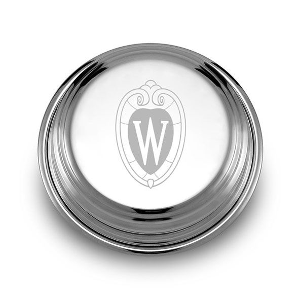 Wisconsin Pewter Paperweight - Image 1