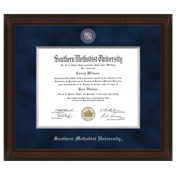 SMU Excelsior Diploma Frame Masters/Ph.D. - Image 1