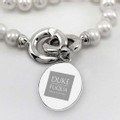 Duke Fuqua Pearl Necklace with Sterling Silver Charm - Image 2