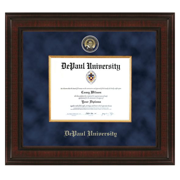 DePaul Diploma Frame - Excelsior - Image 1