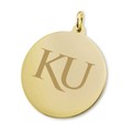 University of Kansas 18K Gold Charm - Image 1