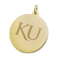 University of Kansas 18K Gold Charm