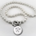 Princeton Pearl Necklace with Sterling Silver Charm - Image 1