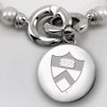Princeton Pearl Necklace with Sterling Silver Charm - Image 2