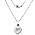 Purdue University Necklace with Charm in Sterling Silver - Image 2