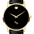 Oral Roberts Men's Movado Gold Museum Classic Leather - Image 1