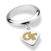Georgia Tech Sterling Silver Ring with Sterling Tag