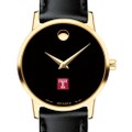Temple Women's Movado Gold Museum Classic Leather - Image 1