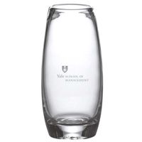Yale SOM Glass Addison Vase by Simon Pearce