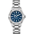 click to view Indiana Women's TAG Heuer 35mm Steel Aquaracer with Blue Dial - Image 2