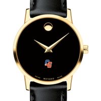 USCGA Women's Movado Gold Museum Classic Leather
