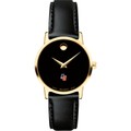 USCGA Women's Movado Gold Museum Classic Leather - Image 2