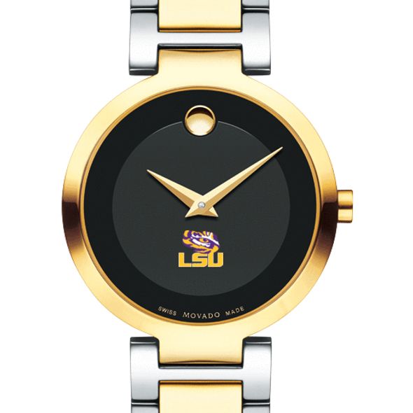 Louisiana State University Women's Movado Two-Tone Modern Classic Museum with Bracelet