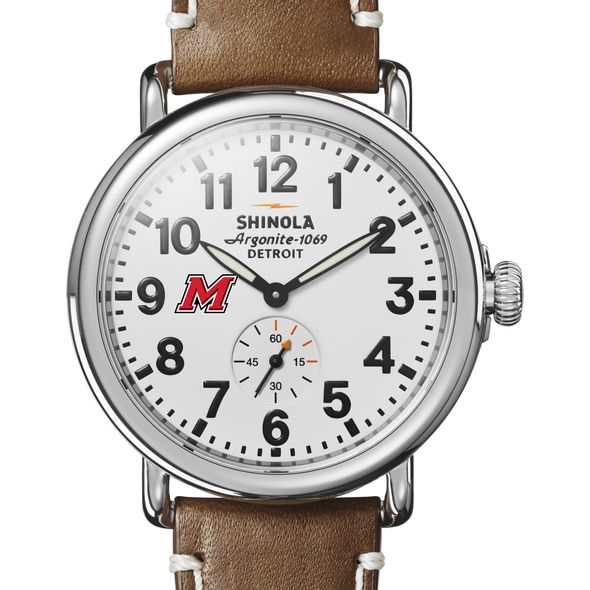 Marist Shinola Watch, The Runwell 41mm White Dial - Image 1