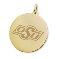 Oklahoma State University 18K Gold Charm
