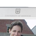 University of Missouri Polished Pewter 5x7 Picture Frame - Image 2